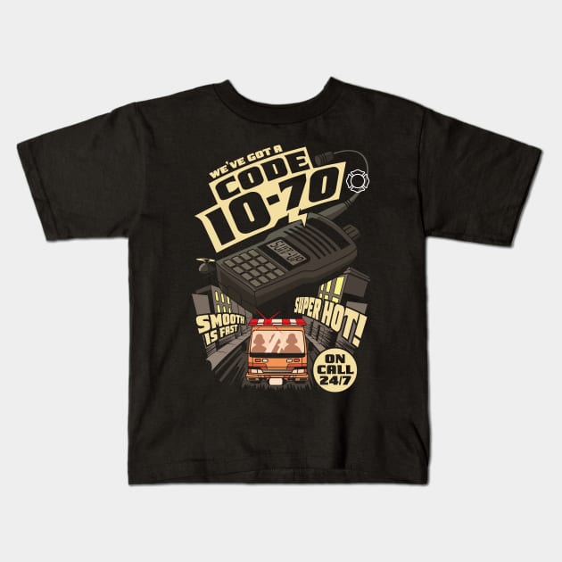 Boy's Night Out Kids T-Shirt by The Fire Place